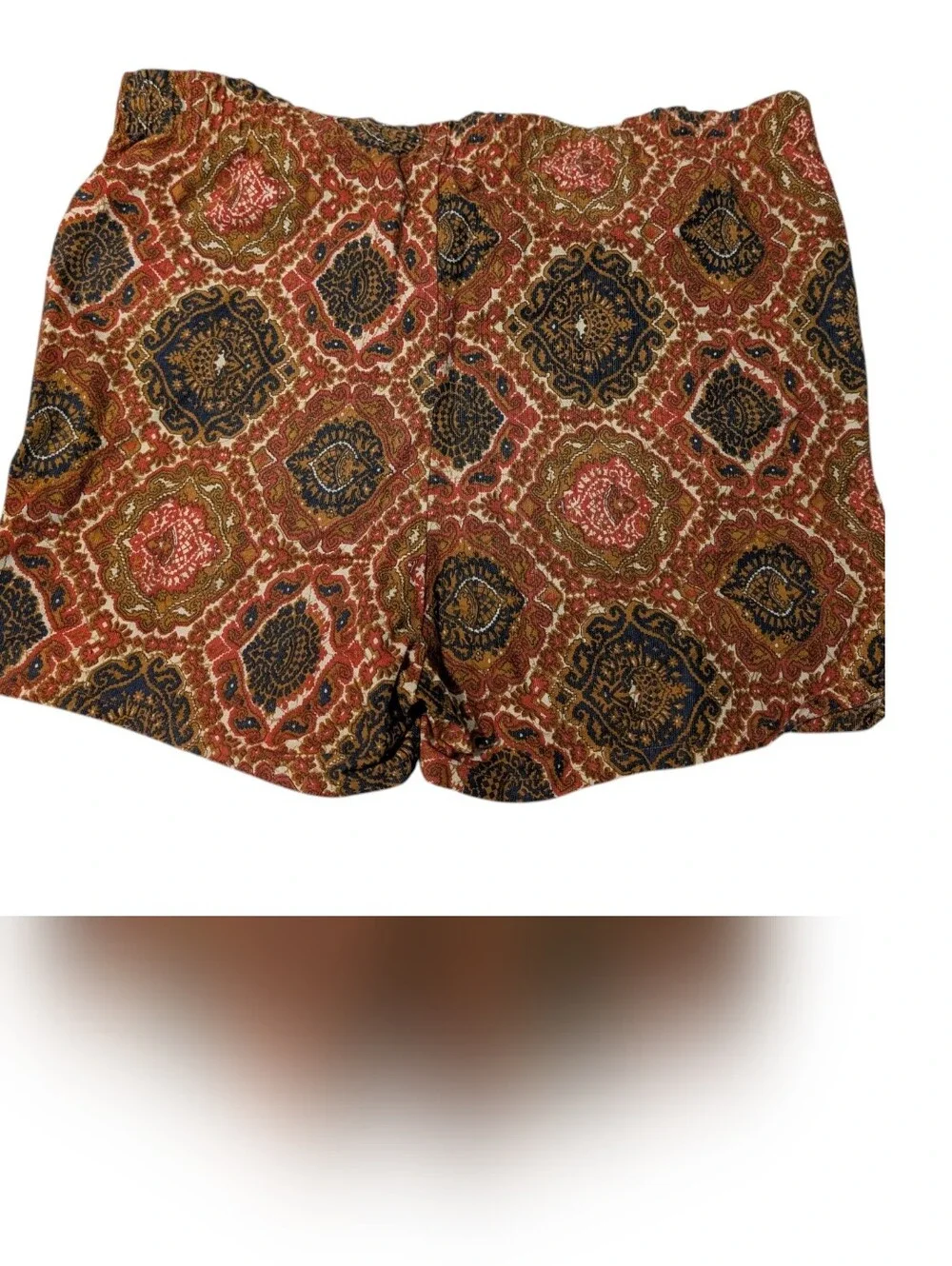 Vintage 1960s 1970s Men’s Swim Trunks Medallion Paisley Boho Retro‎ Board Shorts